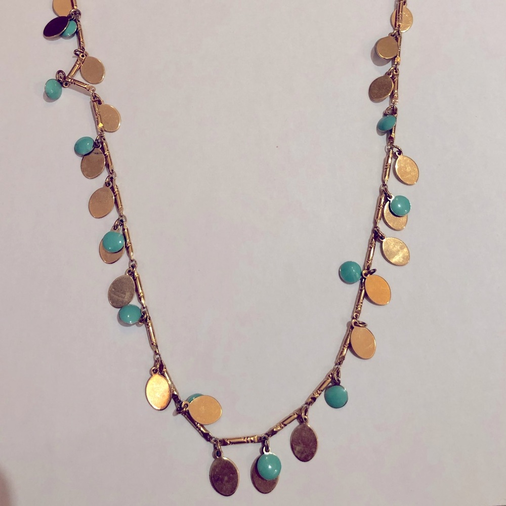 JCrew Long Delicate Beaded Necklace
